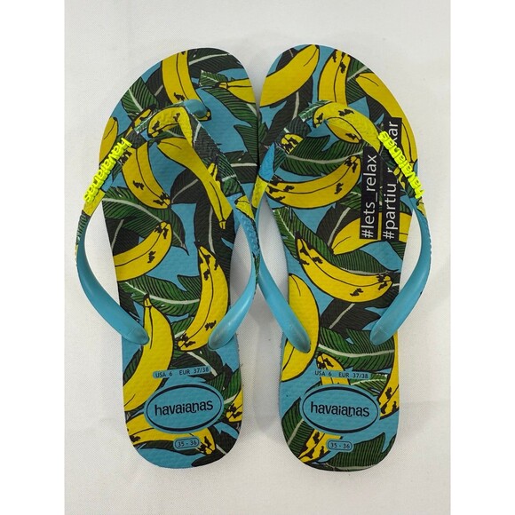 Havaianas Women's Banana Flip Flops #lets_relax #partiu_relaxar Size 6US - Picture 3 of 4